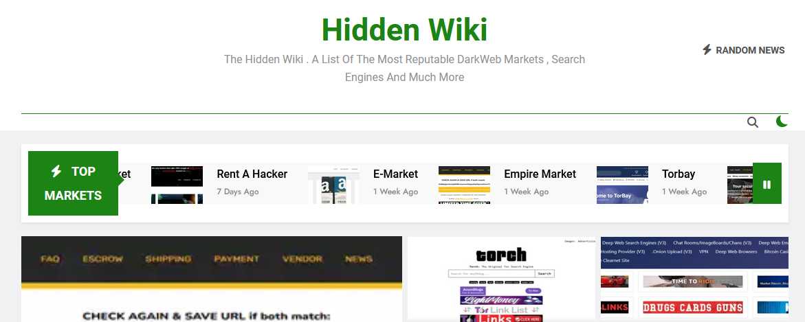 The Hidden Wiki Online